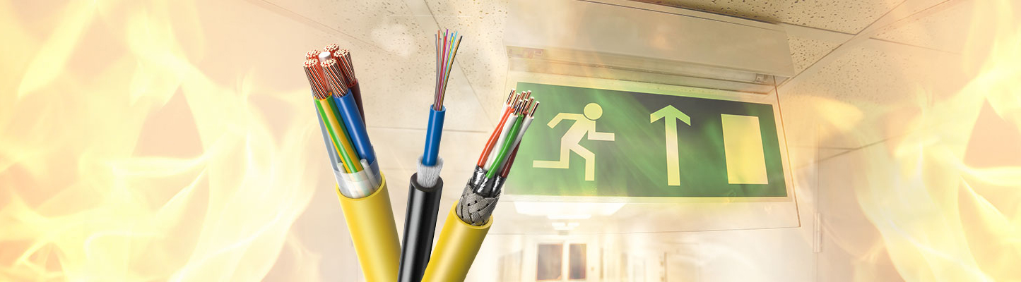 On the safe  side with LEONI fire-resistant cables