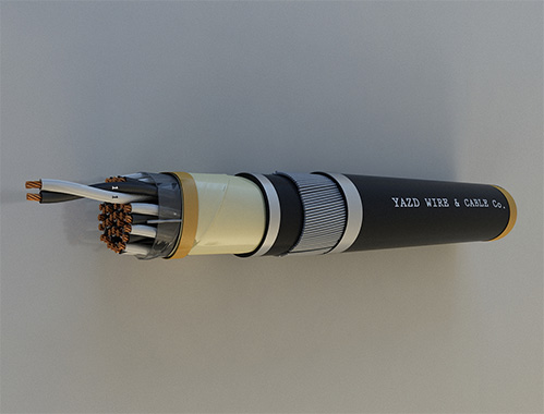 Armored-overall screen cables